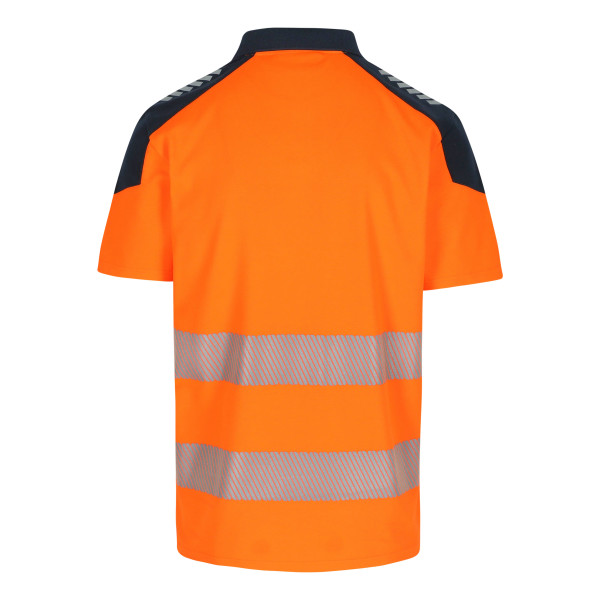 Polo orange HV manches courtes HEROCK ORBIT