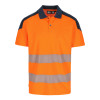 Polo orange HV manches courtes HEROCK ORBIT