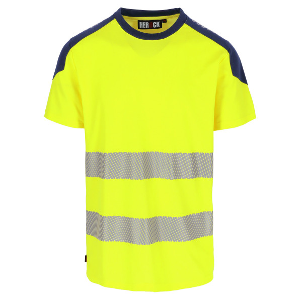 Tee-shirt jaune HV manches courtes HEROCK ELIPS