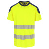 Tee-shirt jaune HV manches courtes HEROCK ELIPS