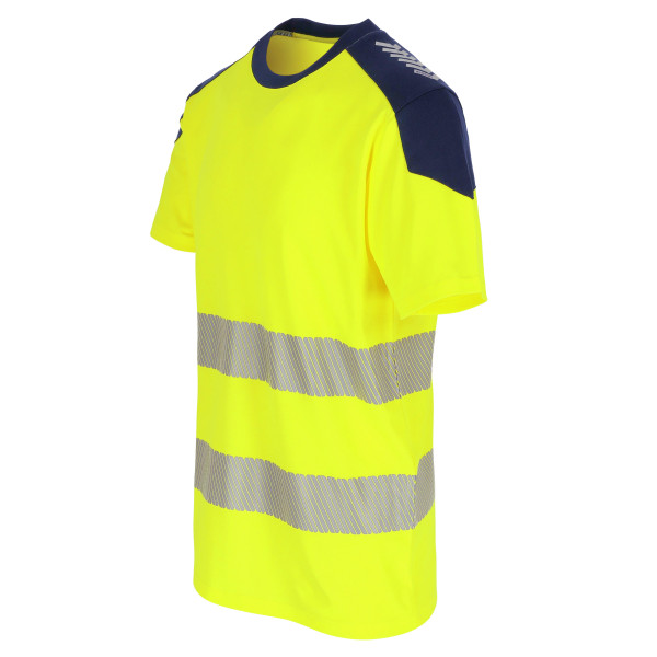 Tee-shirt jaune HV manches courtes HEROCK ELIPS