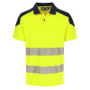 Polo jaune HV manches courtes HEROCK ORBIT