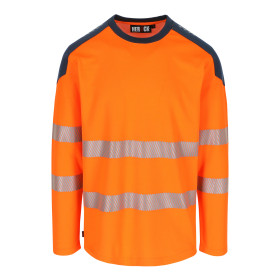 Tee-shirt orange HV manches longues HEROCK LUNAR