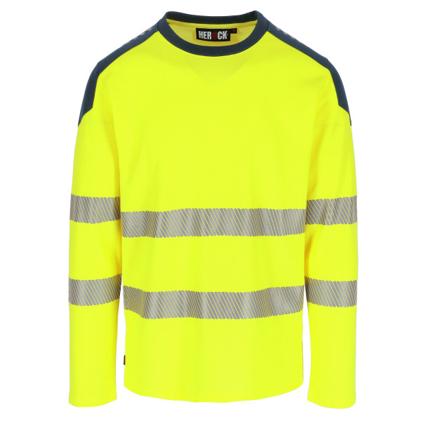 Tee-shirt jaune HV manches longues HEROCK LUNAR