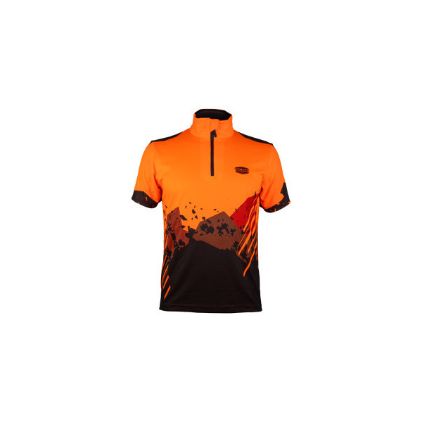 T-shirt manches courtes sublime flash orange