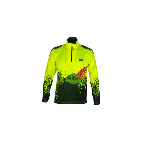 Tee-shirt manches longues sublime flash jaune