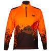 Tee-shirt manches longues sublime flash orange