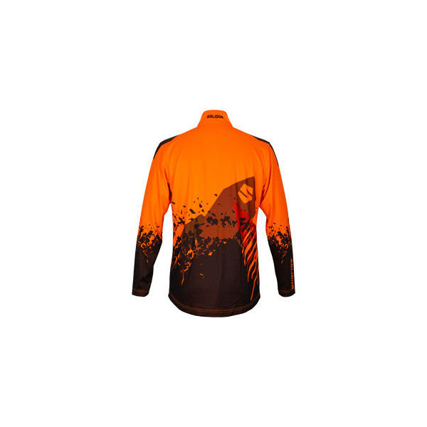 Tee-shirt manches longues sublime flash orange