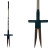 Arrache-tout forgé 2 dents 26x6 EM110 fibre FORGES DE MAGNE