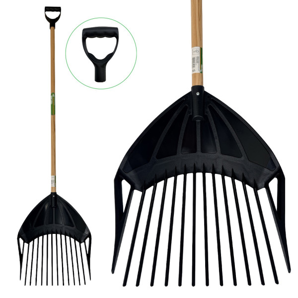 Fourche en plastique 36cm 3en1 EM107 bois