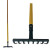Râteau forgé compact 8 dents EM130