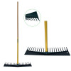 Rateau polymère Duopro 60 cm, 21 dents leborgne