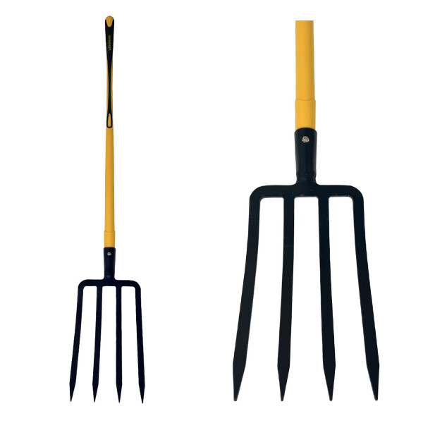 Fourche à bêcher 4 dents 30x19 EM100 pomme Novagrip®