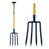 Fourche à bêcher 4 dents 30x19 EM90 béquille Novagrip®