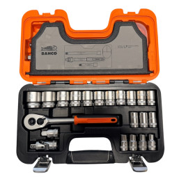 Coffret de douilles 1/2" - 51 pièces BAHCO