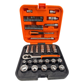 Coffret de douilles 1/2" - 51 pièces BAHCO
