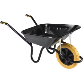 Brouette peinte Aktiv premium 100L roue increvable HAEMMERLIN