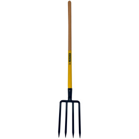 Fourche à bêcher 4 dents 23x16 compacte EM100 bois