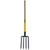 Fourche à bêcher 4 dents 23x16 compacte EM100 bois
