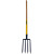 Fourche à bêcher 4 dents 23x16 compacte EM100 bois