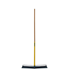 Rateau polymère Duopro 60 cm, 21 dents leborgne