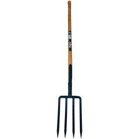 Fourche à bêcher à soie 4 dents 27x20 EM100 bois FORGES DE MAGNE