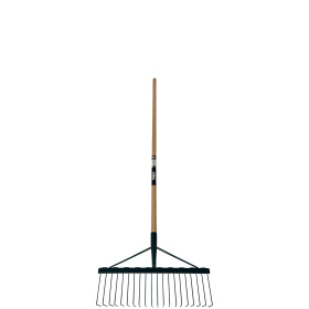 Balai à gazon pro 20 dents EM150 bois FROGES DE MAGNE