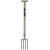 Fourche à bêcher 4 dents 27x18 EM90 béquille bois PCS