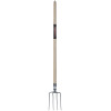 Fourche à fumier 4 dents 30x20 EM135 bois cintré PCS