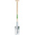 Bêche inox 29x18 EM85 béquille Bois