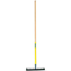 Râteau Duopro 14 dents courbes leborgne avec manche 1m50 375102 leborgne