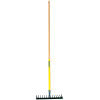 Râteau Duopro 14 dents courbes leborgne avec manche 1m50 375102 leborgne
