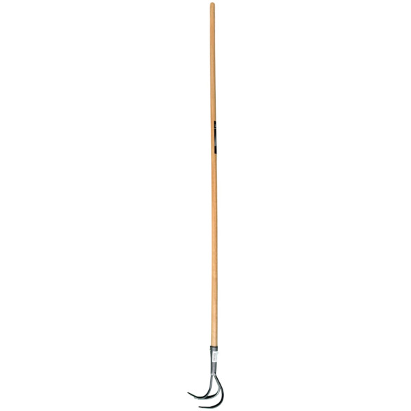Griffe piocheuse 3 dents spatulés EM150 bois verni PCS