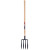 Fourche à bêcher 4 dents 27x18 spatules EM110 bois