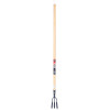 Fourche à rosiers 3 dents spatulées EM130 bois