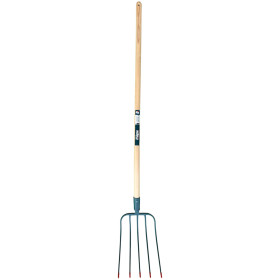 Fourche à fumier 5 dents 30x20 EM130 bois cintré FORGES DE MAGNE