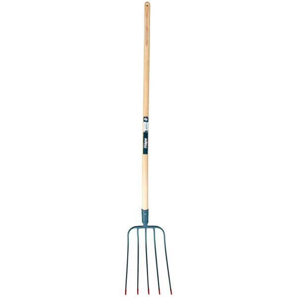 Fourche à fumier 5 dents 30x20 EM130 bois cintré FORGES DE MAGNE