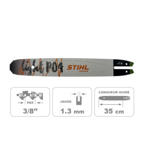 Guide Rollomatic E light 3/8"P - 1.3mm  35cm STIHL
