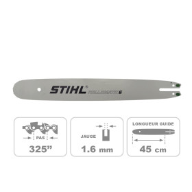 Guide Rollomatic E  325" -  1.6mm  45cm STIHL