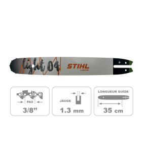Guide Rollomatic E 3/8" - 1.3mm 35cm STIHL