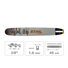 Guide Rollomatic E  3/8" 1.6 45 cm  STIHL