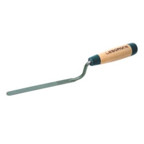 Truelle forgée à joints 10mm EM bois, équipée avec un manche bois certifié FSC 100% LEBORGNE