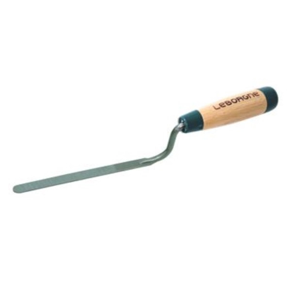 Truelle forgée à joints 10mm EM bois, équipée avec un manche bois certifié FSC 100% LEBORGNE