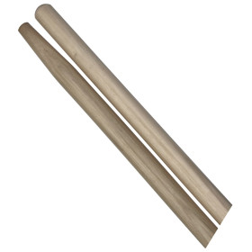 Manche bois épointé 1,50m Ø28 BD verni