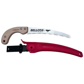 Scie lame courbe 28cm manche bois