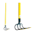 Griffe paysagiste 4 dents 20x21 EM135 compositube