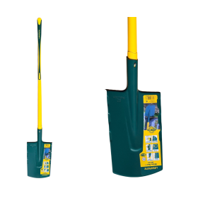 Nouvelle bêche Duopro 28 cm avec manche incassable pomme 1m leborgne