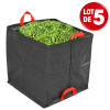 Sac à végétaux PRO double fond 270L Lot de 5