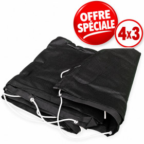 Filet benne monfil polyéthylène 4 x3  avec sandow et oeillets
