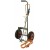 Kit désherbeur 1 brûleur 20cm + chariot + tuyau 5m